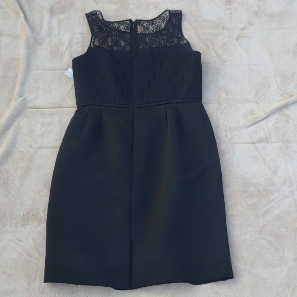 😎TARARI ARTHUR S. LEVINE Lace Cocktail Dress in Black - Picture 5 of 12